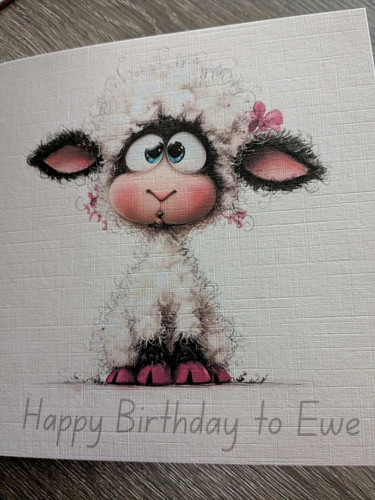 Personalised birthday card - personalised,