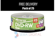 25 x Memorex Blank DVD-RW