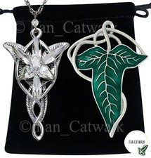 SILVER VEIN Elven Leaf Brooch