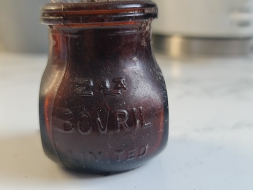 Bovril glass jar - bovril,