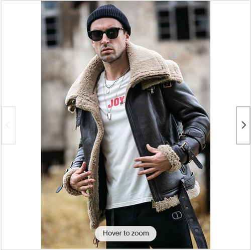 Mens raf shearling flight - mens,