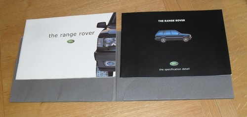Range rover p38 brochure set - p38,