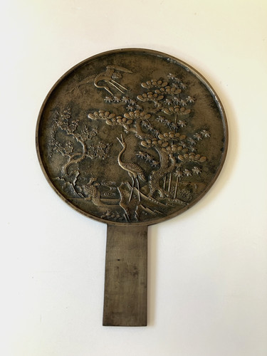 Japanese vintage hand mirror - hand,