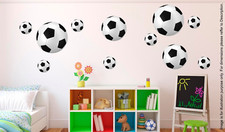 20x Football Balls Stickers Sport Children Decals for Wall Child Room Decoration