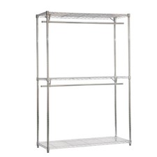 Chrome Wire Clothes Rack - 2 x