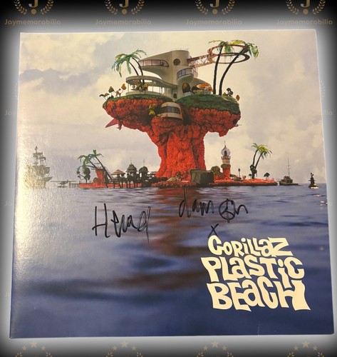 Signed gorillaz damon - gorillaz,