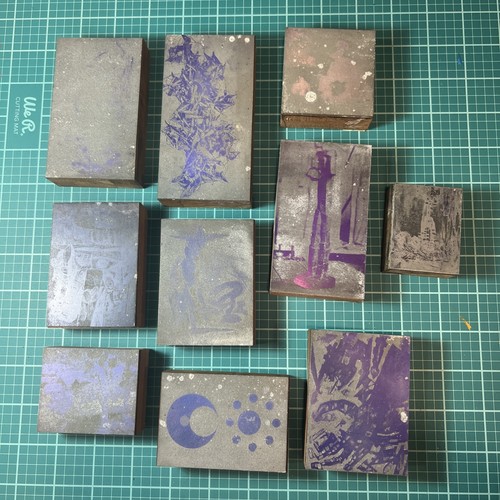 Vintage metal printing - vintage,