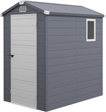 4x6ft Plastic Garden Storage
