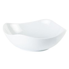 Square White Bowl 15.5/17/20cm – Vitrified Porcelain Tableware Serving Set of 6