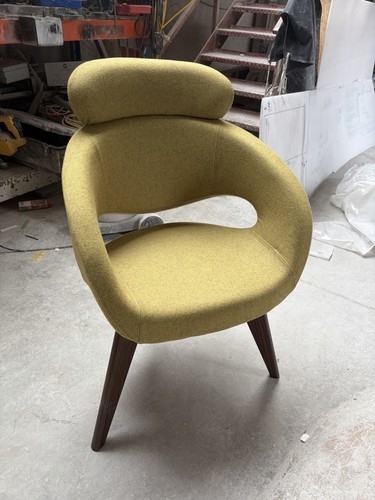 Yellow lime fabric chair - yellow/lime,