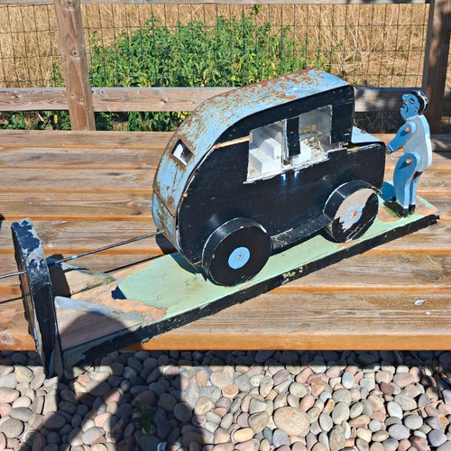 Vintage handmade wooden - vintage,