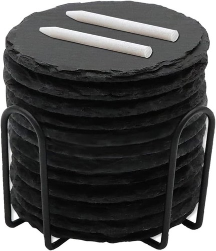 Pieces 4inch slate stone - 12,