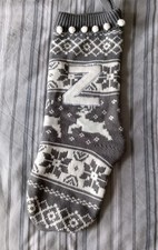 Matalan Grey & White Knitted