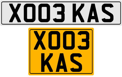 Xo03 kas private plate - plate,