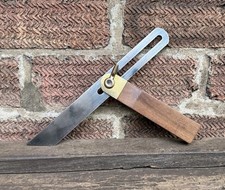 Vintage 9” Wood & Brass