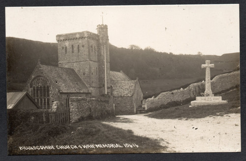 Postcard branscombe - branscombe, nr