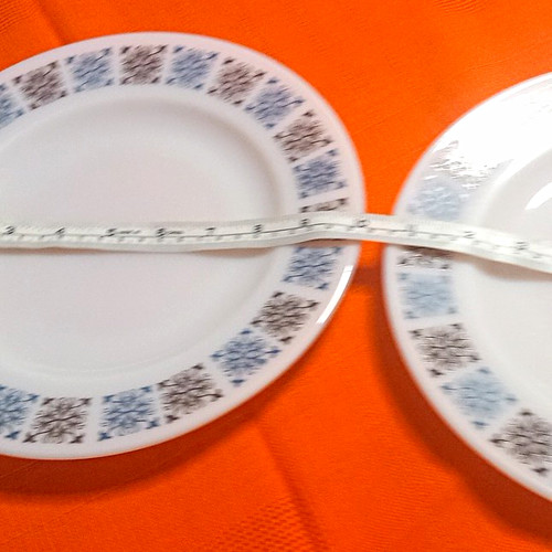 Pair dinner plates - of,