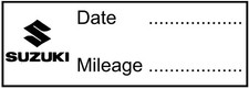 SUZUKI Self-Inking Rubber
