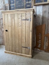 Vintage Large Pine Estate Pantry Kitchen Cupboard