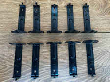 Black Vertical BlindFace Fix Brackets For Slimline HeadRail