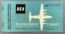 BEA BRITISH EUROPEAN AIRWAYS