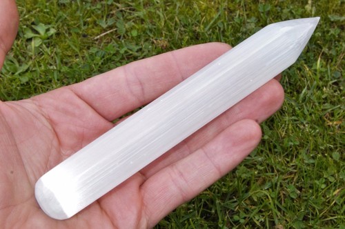 Selenite crystal wands - crystal,