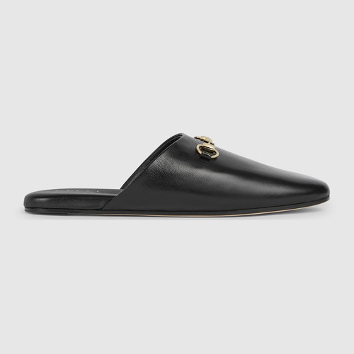 Gucci horsebit leather - leather, mules