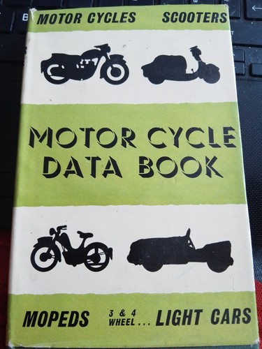 Vintage motor cycle data book - motor,