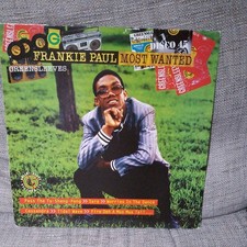 Frankie Paul Most Wanted  Greensleeves Records Vinyl LP