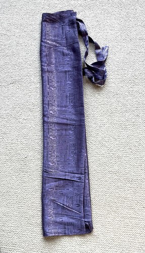 Purple silk thai wrap - silk, wrap-around