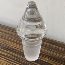 Vintage Glass Clear Decanter