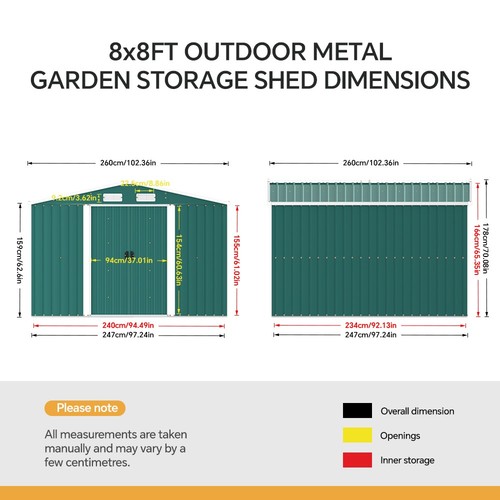 Metal shed outdoor garden - shed,