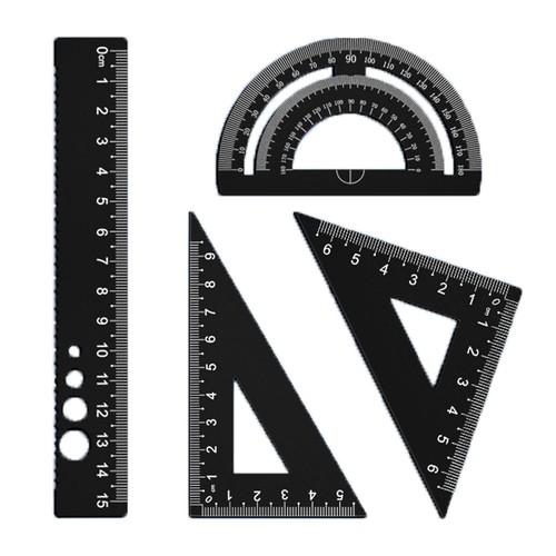 Metal protractor set - protractor,