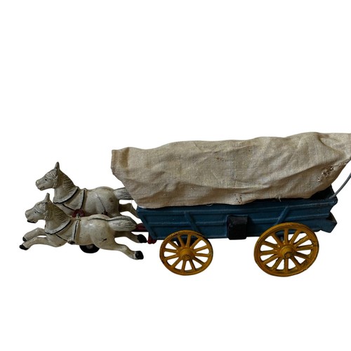 Vintage cast iron horse drawn - vintage,
