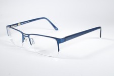 Storm Eyeglasses S581 Mens Blue Semi-Rimless Metal Eyewear Glasses Frames 53 mm