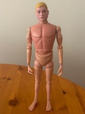 1960's Vintage Palitoy Action Man - Blond Painted Head with Hard Hands