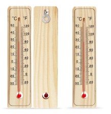 Wooden Wall Thermometer Indoor