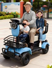 Four-wheel Elderly Scooter 350W 48V20A 350kg Load Mobility Scooter Senior Family