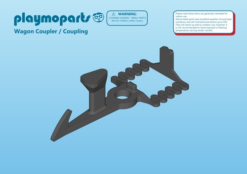 Playmobil wagon coupler - playmobil,