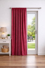 Crushed Velvet Pencil Pleat