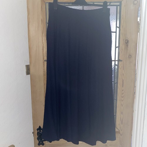 Size navy crepe feel - navy, lined