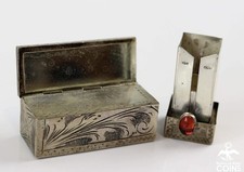 Art Nouveau Floral Etched