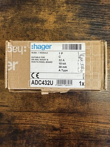 Hager rcbo 32a - 32a, c32
