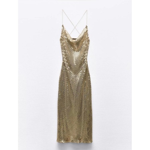 Zara gold sequin - gold,