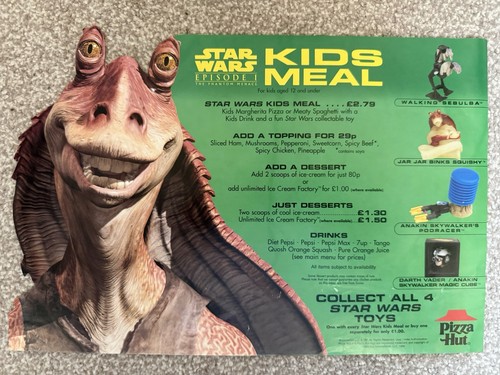 Star wars pizza - star, menu