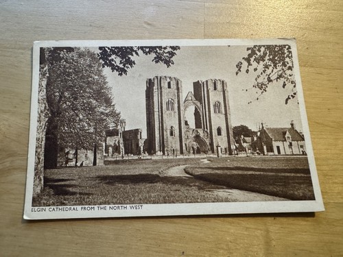 Postcard elgin cathedral - -,