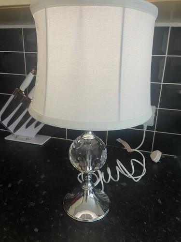 Dunelm table lamp - table, heavy