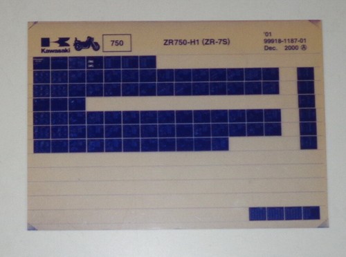 Microfiche spare parts - microfiche, catalog