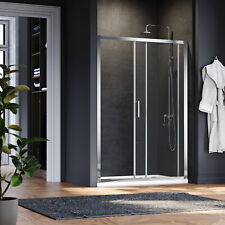 ELEGANT Shower Enclosure Sliding Door 6/8mm Glass Cubicle Bathroom Screen
