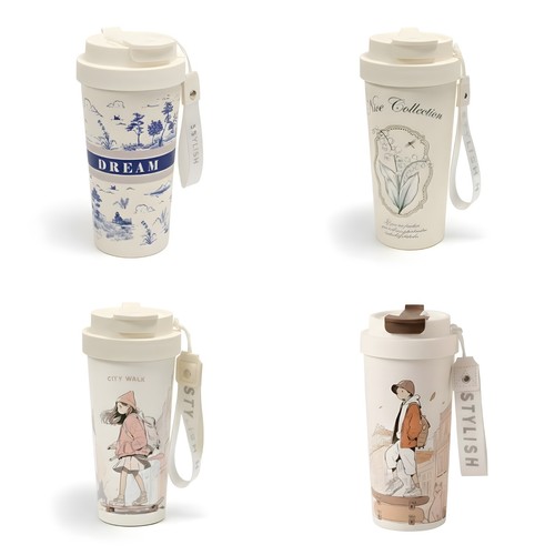 Coffee ceramic mug tea flask - tea,